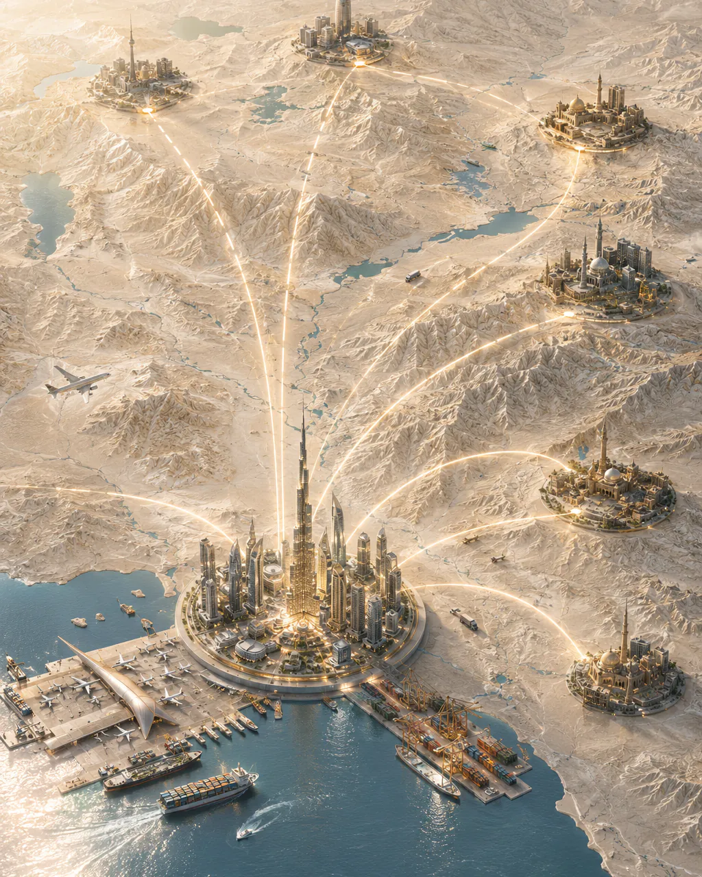 Dubai, the Andarz commercial platform, connected to the Iranian market